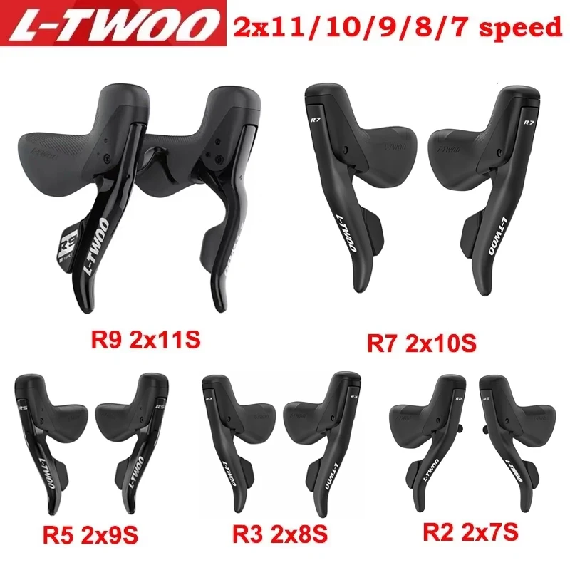パーツ L-twoo r9 Ltwoo R9 2x1 1/R7 2x1 0/R5 2x 9/R3 2x 8/R2 2 × 7スピード