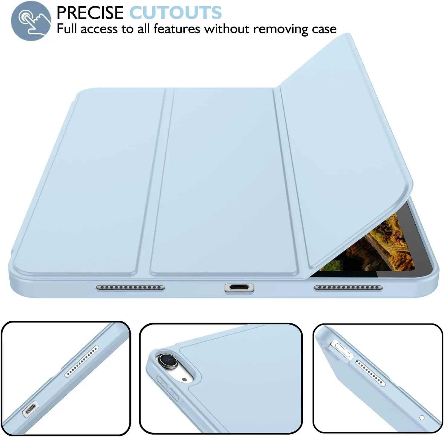 Funda iPad 10th Generation Case 10.9 inch with Pencil Holder Sleep Wake  Case for iPad Pro 11 M2 M1 2022 Air 4th/5th 9th 10.2 - AliExpress