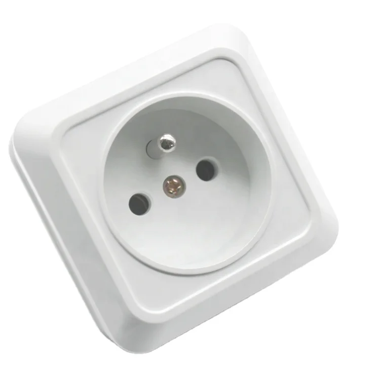 Interruttore Luce Elettrica Yw-1806-F Interruttore Presa A Muro Francese/Presa Euro Con Messa A Terra