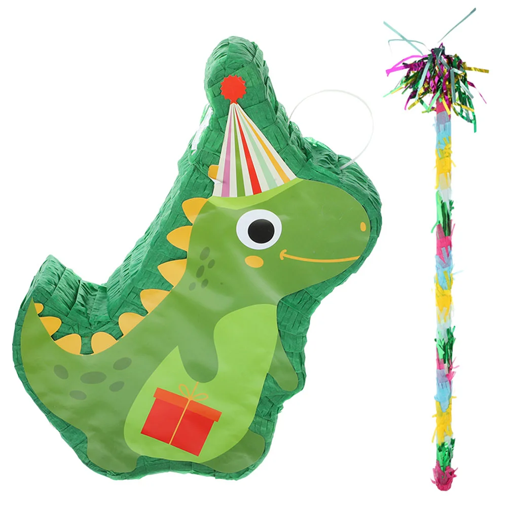 

Candy Pinata Birthday Decor Hanging Dinosaur Decoration Novelty New Year Fringe