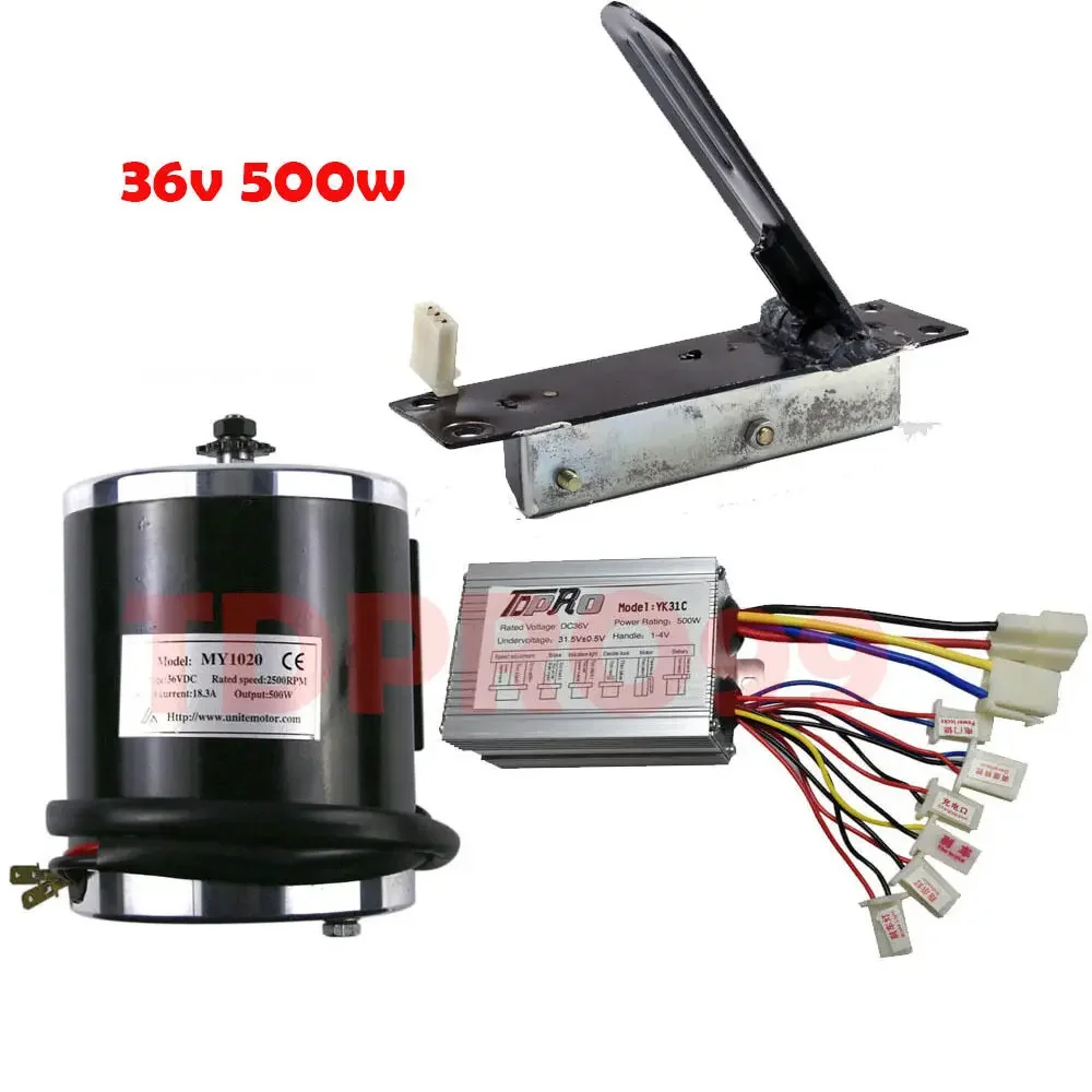 Tdpro 36V 500W Regolatore Di Velocità Del Motore A Spazzole Pedale Elettrico Go Kart Scooter Trike