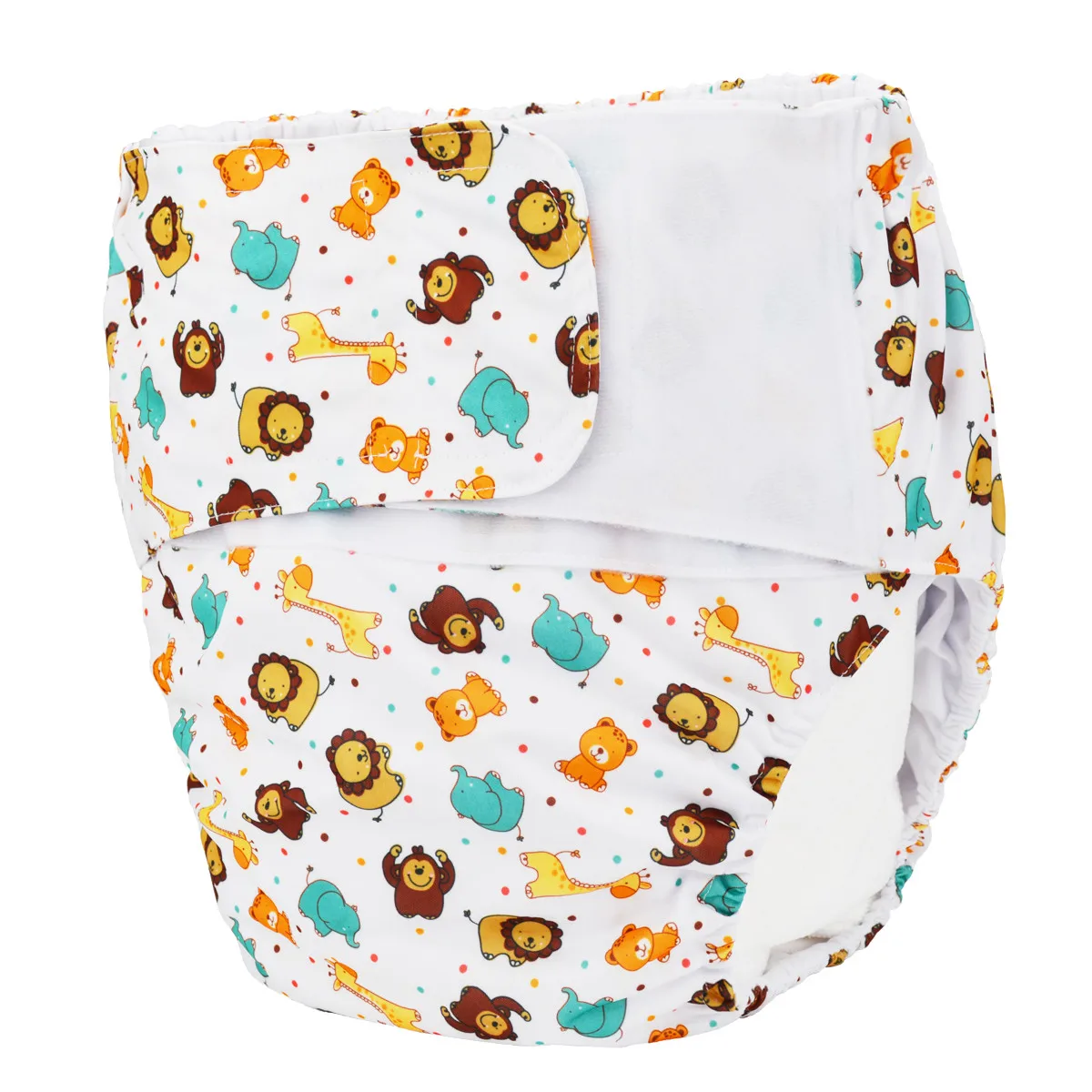 1 Adult Cloth Diaper Nappy Urinary Incontinence Pocket Reusable Washable Hook Loop ABDL Age Play 26.7in to 50.4in XL reusable diapers