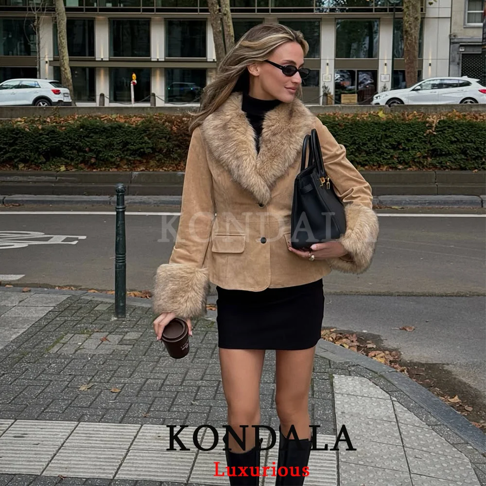 KONDALA Casual Chic Yellow Satin Women Suits V Neck Buttons Vest High Waist Wide Leg Pants Fashion 2025 Summer Holiday Suits