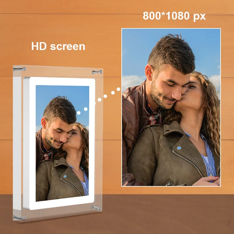 10.1inch motion frame photo frame Portrait NFT Display Screen 800x1280 Within Battery Memory