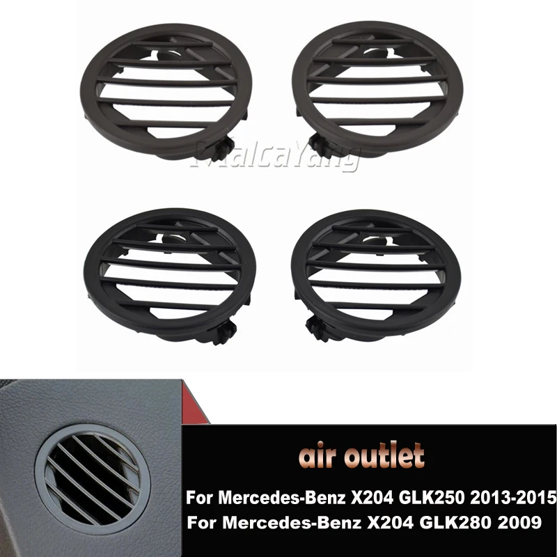 Black Dash Air AC Vents For Mercedes X204 GLK350 GLK280 GLK250 - Foto 6