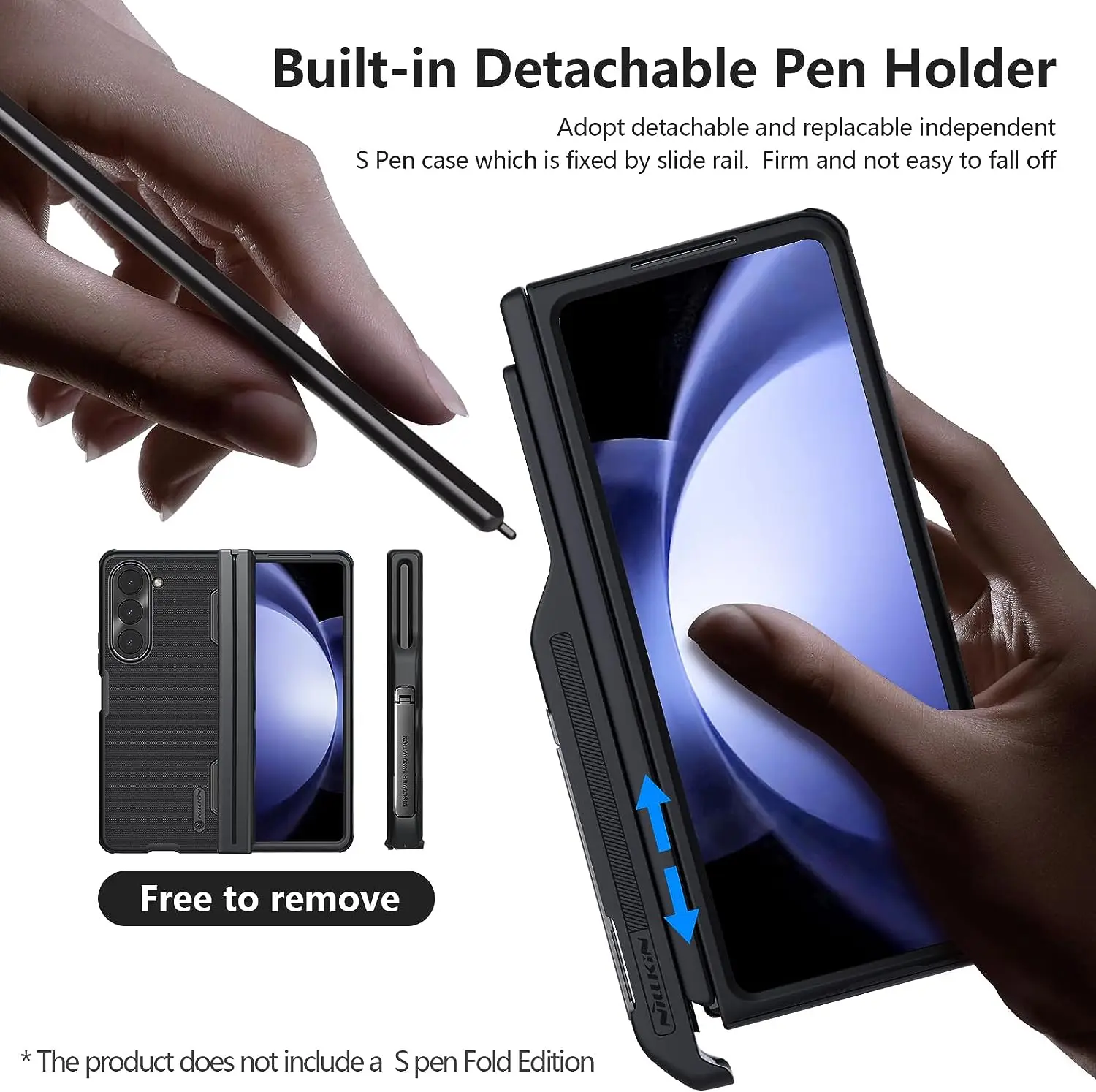 For Samsung Galaxy Z Fold Case NILLKIN Super Frosted Shield