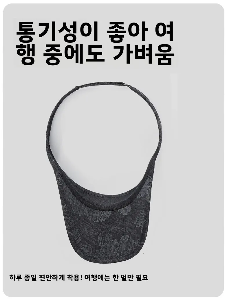 여름용 러닝캡 일체형 이중 레이어 스플라이스 땀받이 햇빛 가리개 모자 빈탑 라이트 보드 아웃도어 스포츠 캡 유니섹스