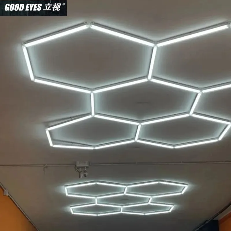 luces-led-hexagonales-montables-sistema-modular-de-5-rejillas-para-su-garaje-taller-gimnasio-oficina-supermercado-detalles-de-coche-gran-oferta