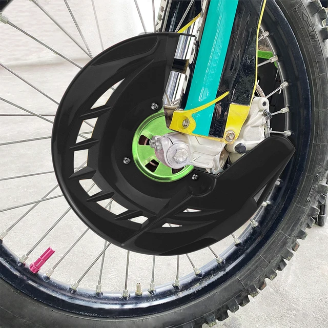 Housse De Protection Disque De Frein Avant Kawasaki KX - Vert, Aluminium & ABS, GIDIBII