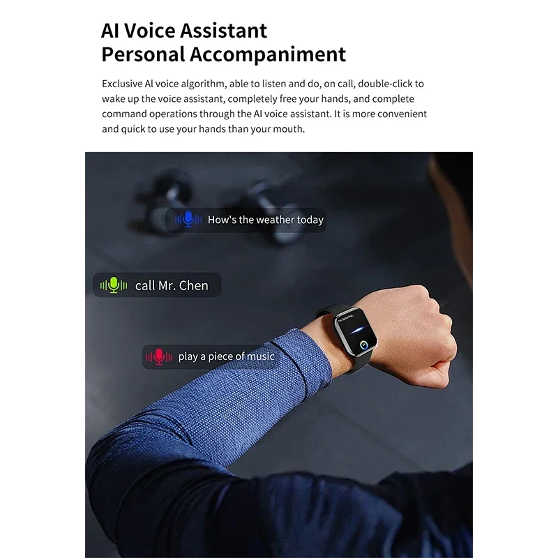 2024 Nowy inteligentny zegarek Watch 9 pro Mężczyźni GPS Sportowy NFC Zawsze wyświetlacz Temperatura ciała Fitness Kobiety Seria 8 inteligentny