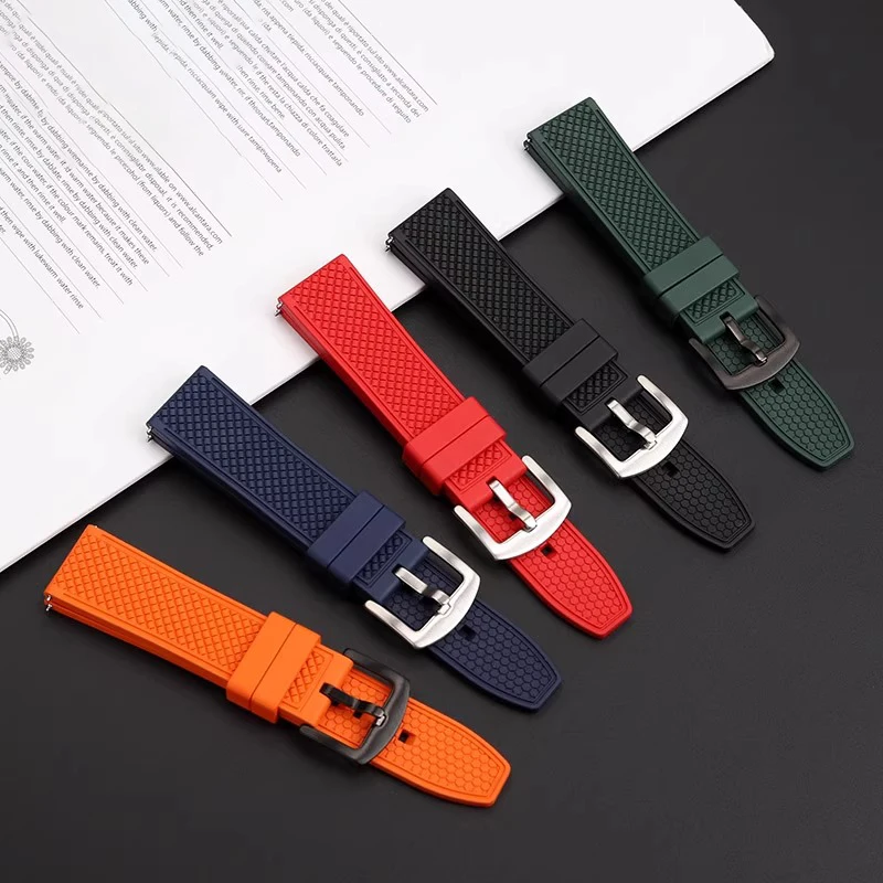 حزام ساعة Viton لتصميم CIGA ساعة ميكانيكية على شكل...