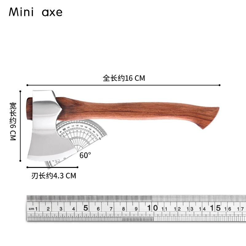 Mini Sharp Axe Outdoor Mountaineering Play, Collection, Gift giving, Multi functional Disassembly and Delivery Tool Axe 5
