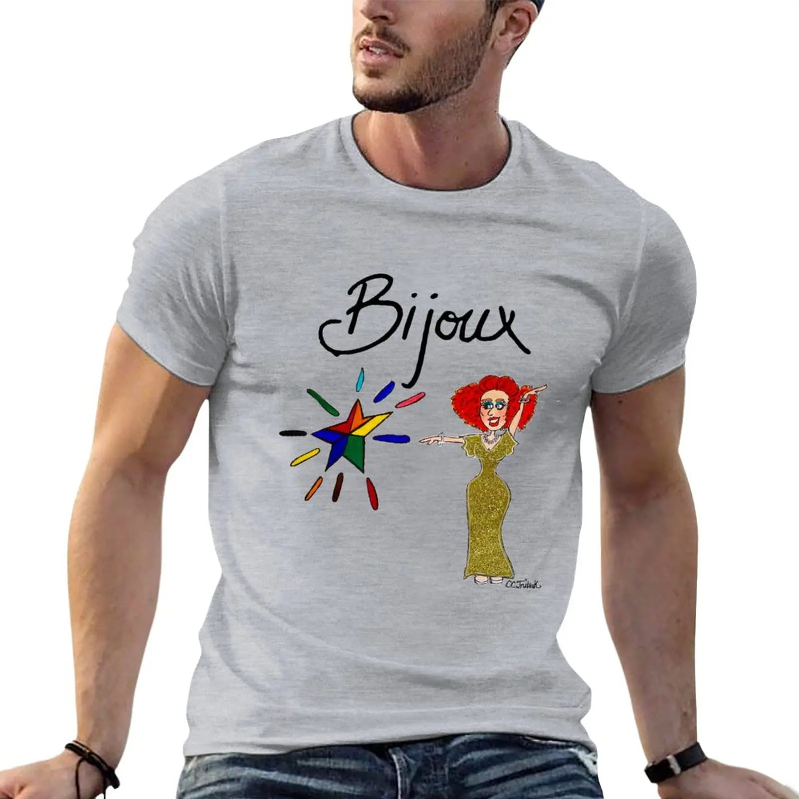 

CC Trubiak's Bijoux in Gold T-Shirt quick drying shirt plus size t shirts mens white t shirts
