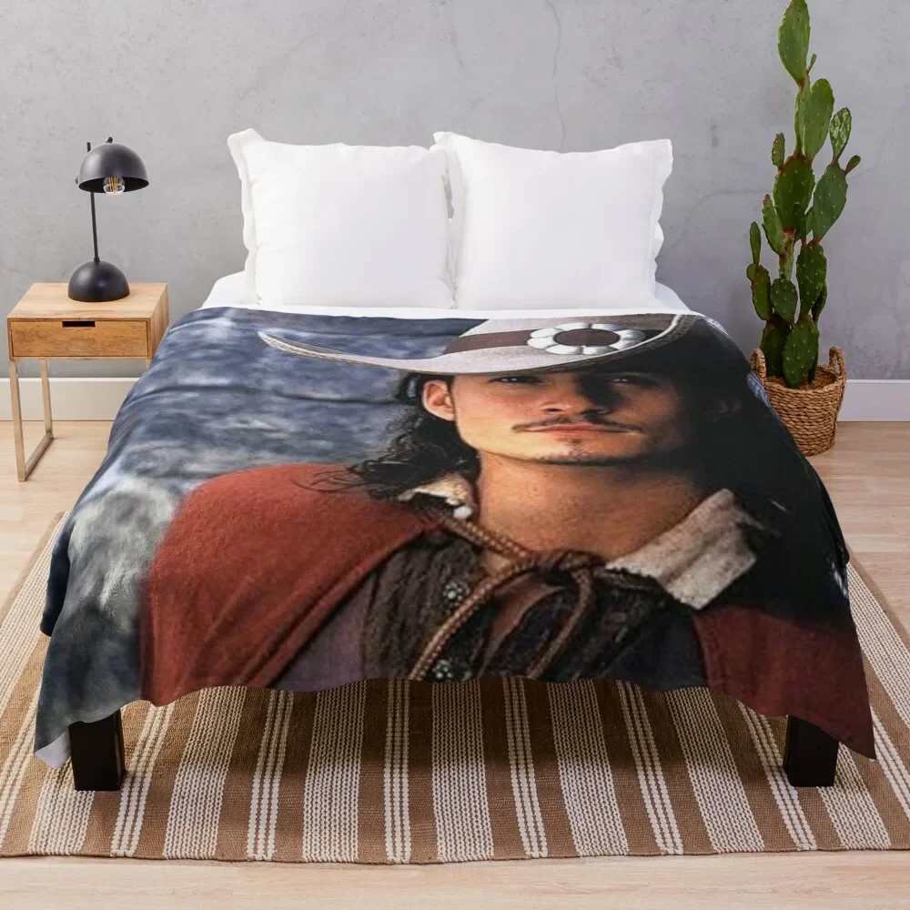 

orlando bloom Throw Blanket Bed Travel Stuffeds Weighted Decorative Throw Blankets