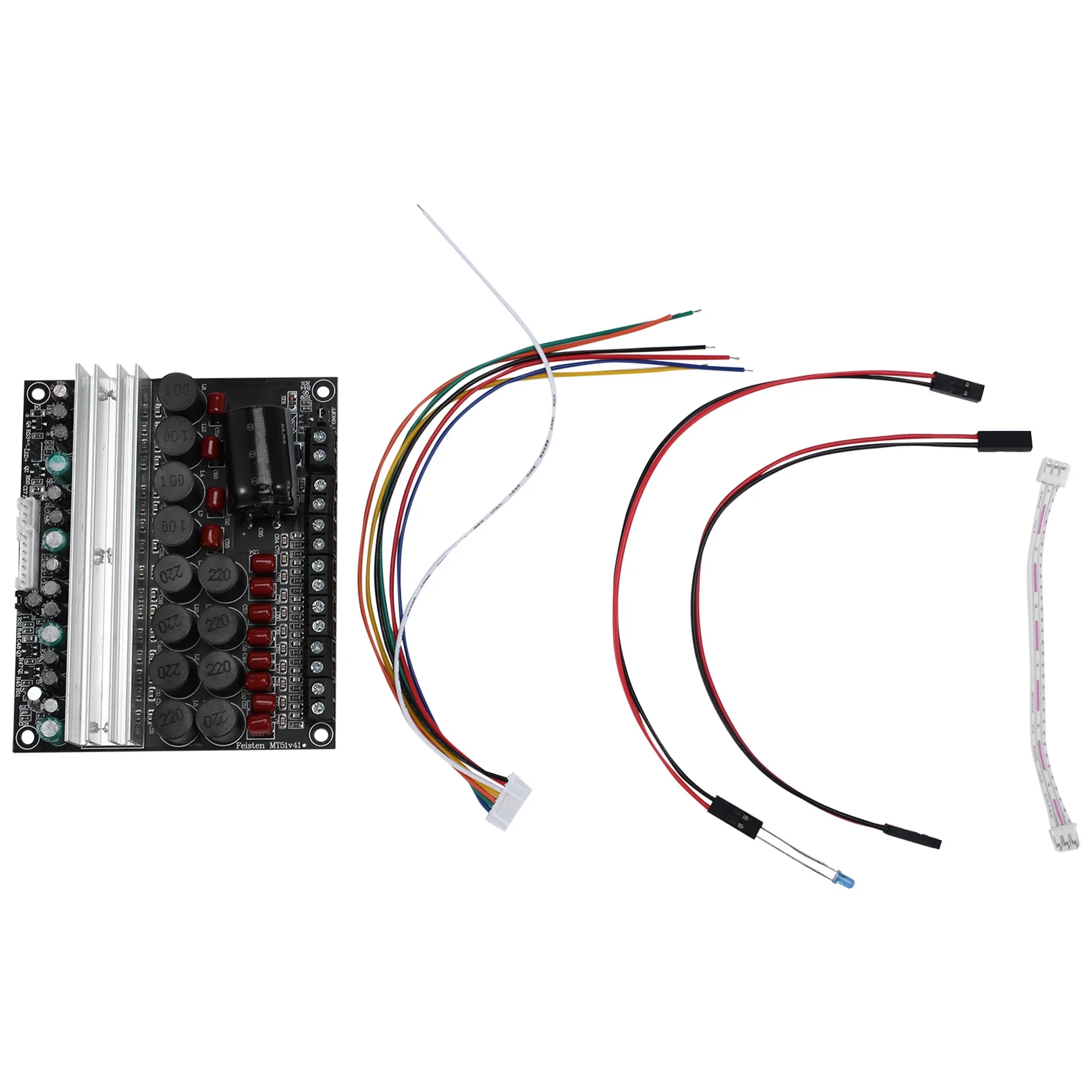 

MT5.1 Digital Power Amplifier Board 5.1 Channel 6 Way DC12-24V AMP for Home Theater Audio Amplifier Board