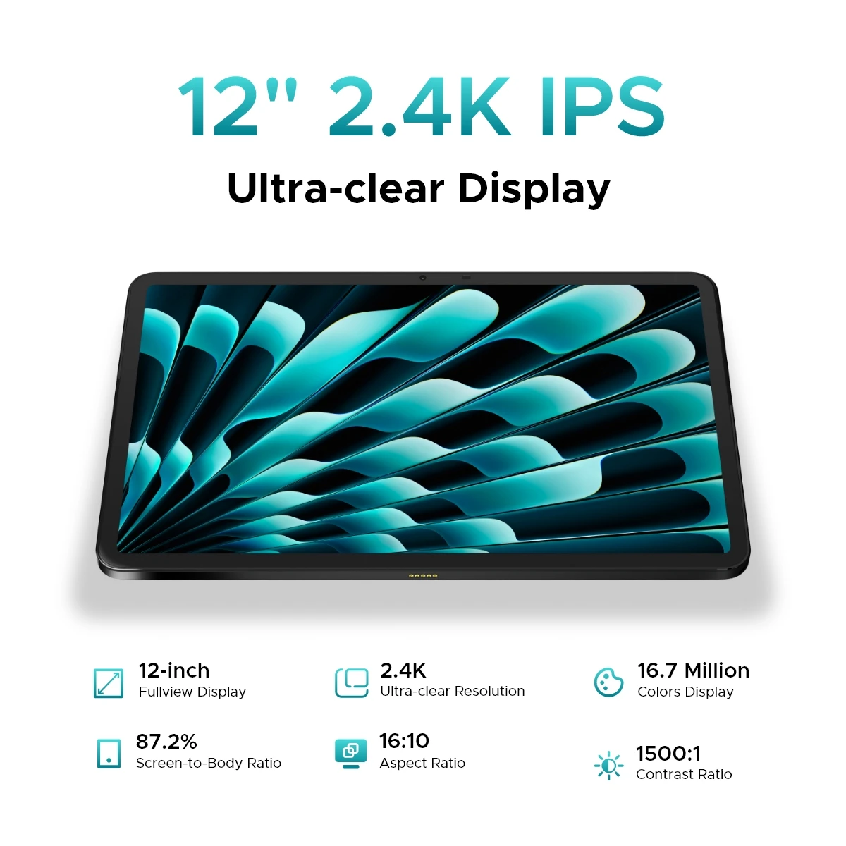World Premiere DOOGEE T40 Pro Tablet 12" IPS 2.4K 20GB(8+12) 512GB Android 14 Helio G99 6nm 10800mAh 18W Charge 7.6mm ultra-thin 3