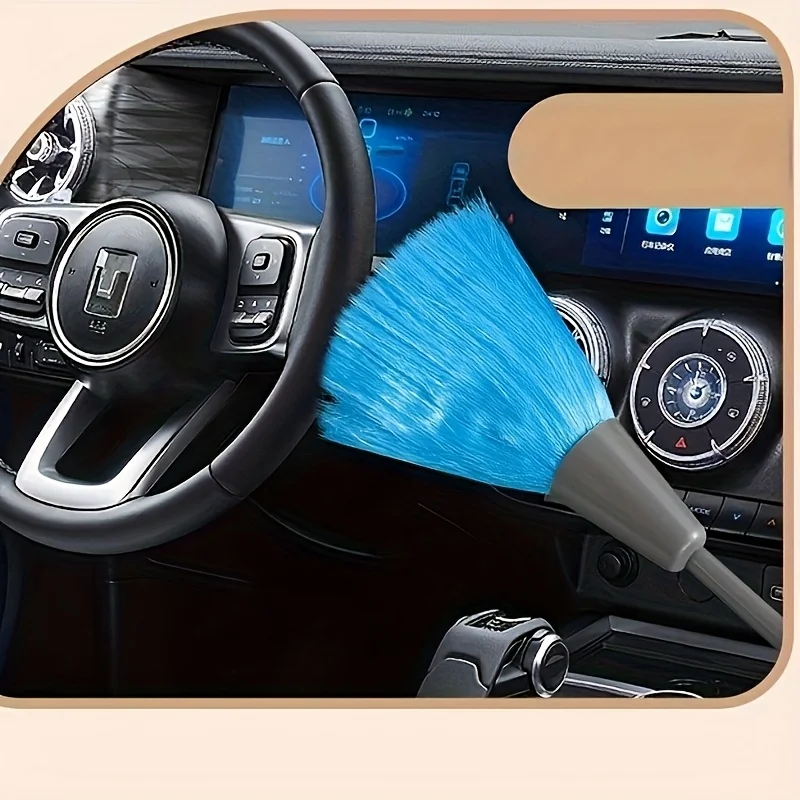 Piumino Elettrostatico in Fibra Ultrafine – Lavabile, Attira la Polvere Come un Magnete! Perfetto per Scrivanie, Schermi, Divani, Auto e Mobili. - immagine 6
