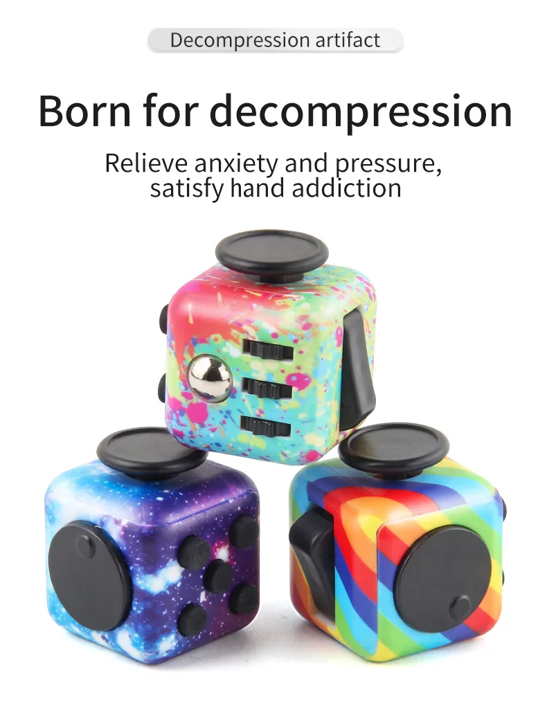 New Antistress Fidget Compression Sensory New Novelty Magic Dice Toys for Children Adults Stress Relief Toys Kids juguetes