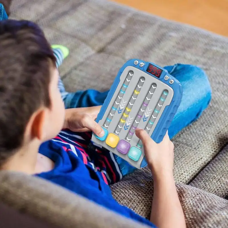 Rhythm Handheld Console Game Machine Music Games Rhythm Adjustable Modes Educational Games Toys Stress Relief Game Puzzle 3