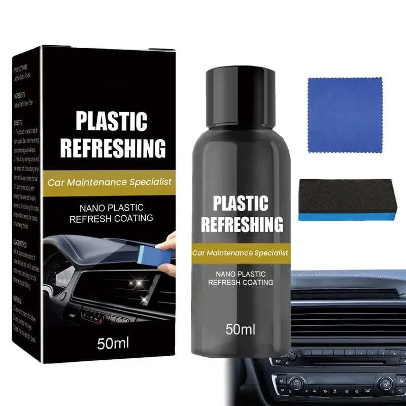 

Trim Restorer Nano Coating Car Scratch Repair 50ml Multi-functional Coating Renewal Agent High Protection Quick Car Coating for