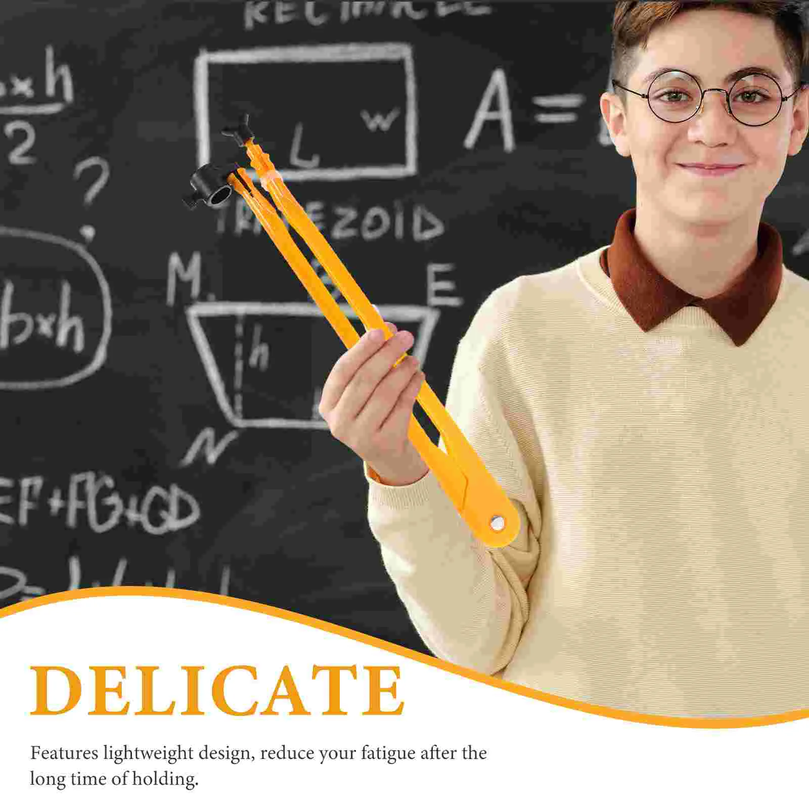 Large Size Plastic Teaching Compass Instrument Drawing Tool School Supplies Adjustable Design Drafting Compasses