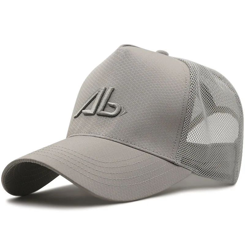 Big Head Man Baseball Caps Summer Mesh Plus Size Causal Peaked Hats 56-60cm 62-68cm Oversize XXL Snapbacks 2