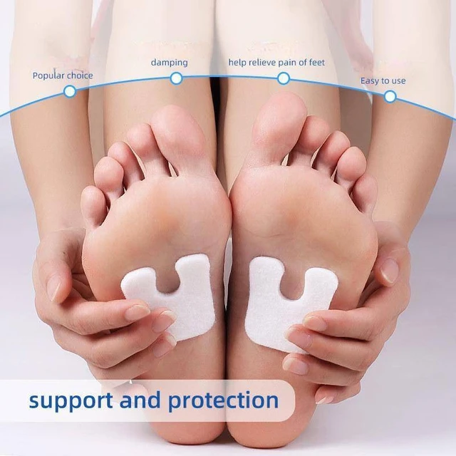 ZenToes U-Shaped Felt Callus Pads | Protect Calluses from Rubbing on Shoes  | Reduce Foot and Heel Pain | Pack of 24 1/8” Self-Stick Pedi Cushions -  Walmart.com