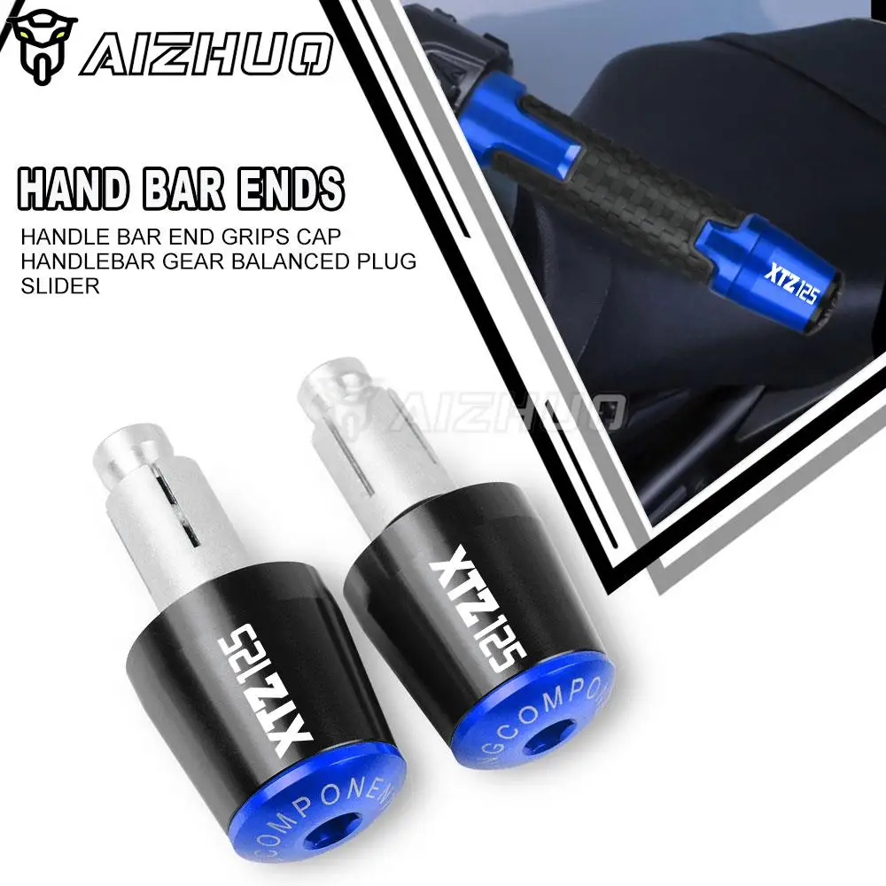 

Motorcycle Handlebar Grips Silder Plugs Caps Weight For YAMAHA XTZ125 2014 2015 XTZ-125 Anti Vibration Silder Plug XTZ 125