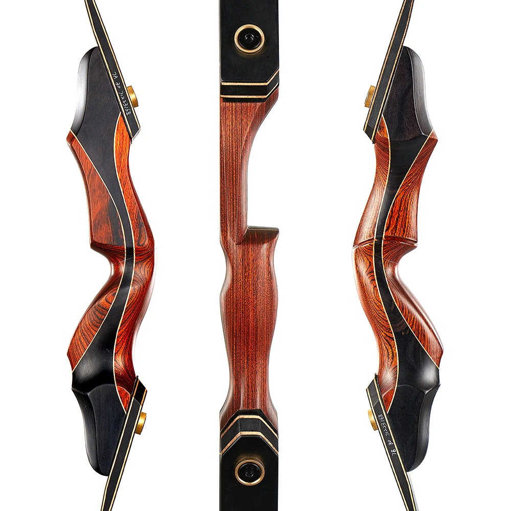 60inch Archery bow Recurve Bow 30-50lbs Take-down bow Outdoor Red Wooden Hunting Shooting bow 3