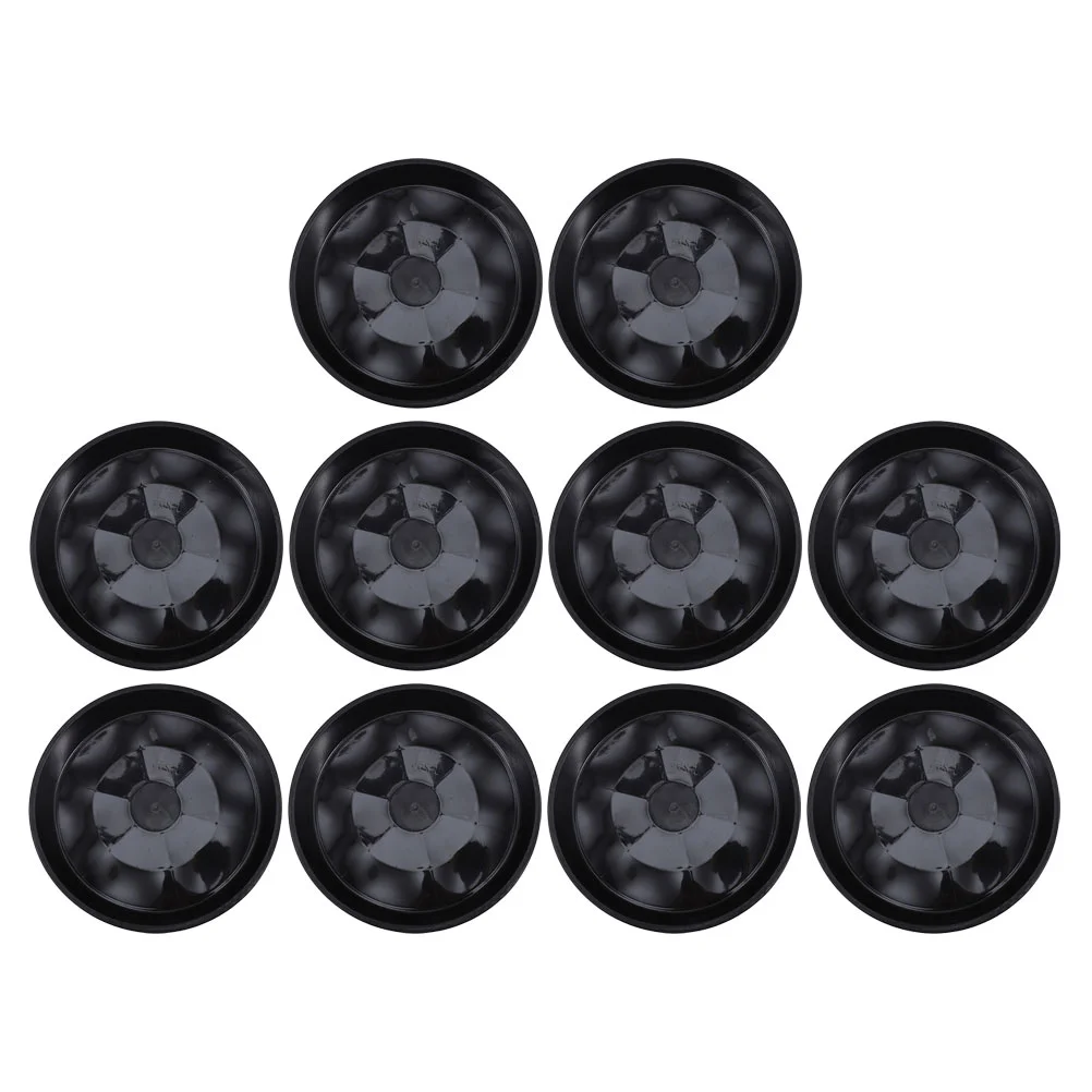 플라스틱 화분 트레이 대형 쏘서 드립 트레이, 평평한 바닥 화분 트레이, 실내 꽃 식물 라운드 코스터 화분