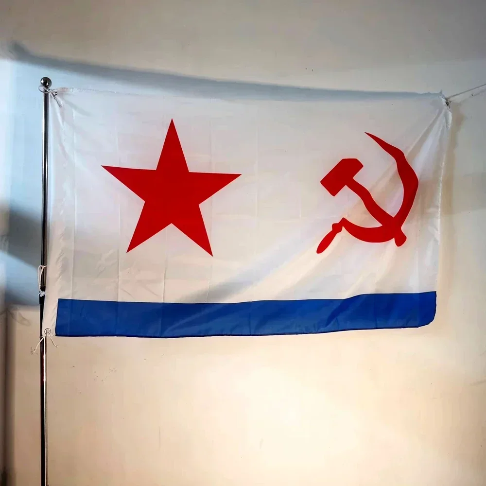 Soviet Navy Flag - Premium Polyester Banner for Indoor & Outdoor Decor