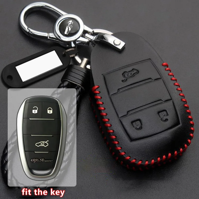 Car Key Case for Alfa Romeo Stelvio Giulia 2017 2018 Remote Decoration ...