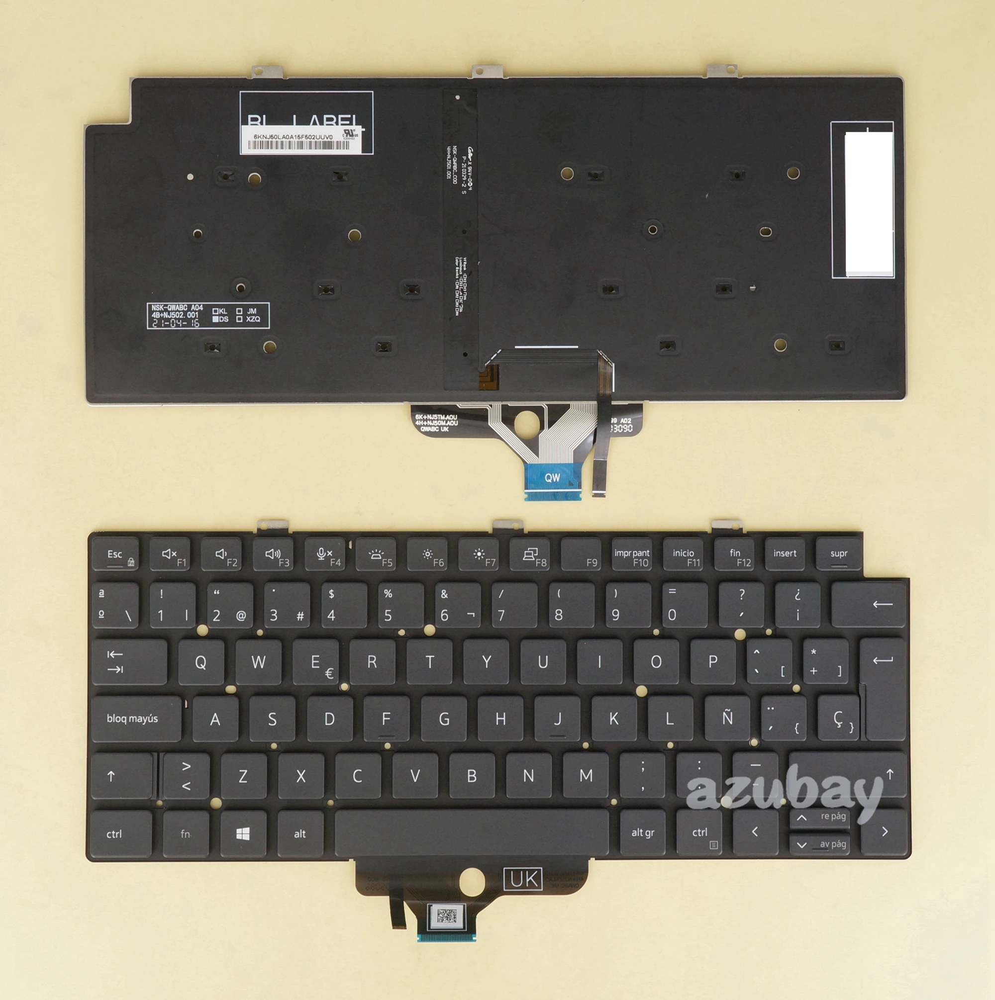 Dell Latin 5320, 5330, 5340, 7320,us, la,スペイン語,sd, fi, dk