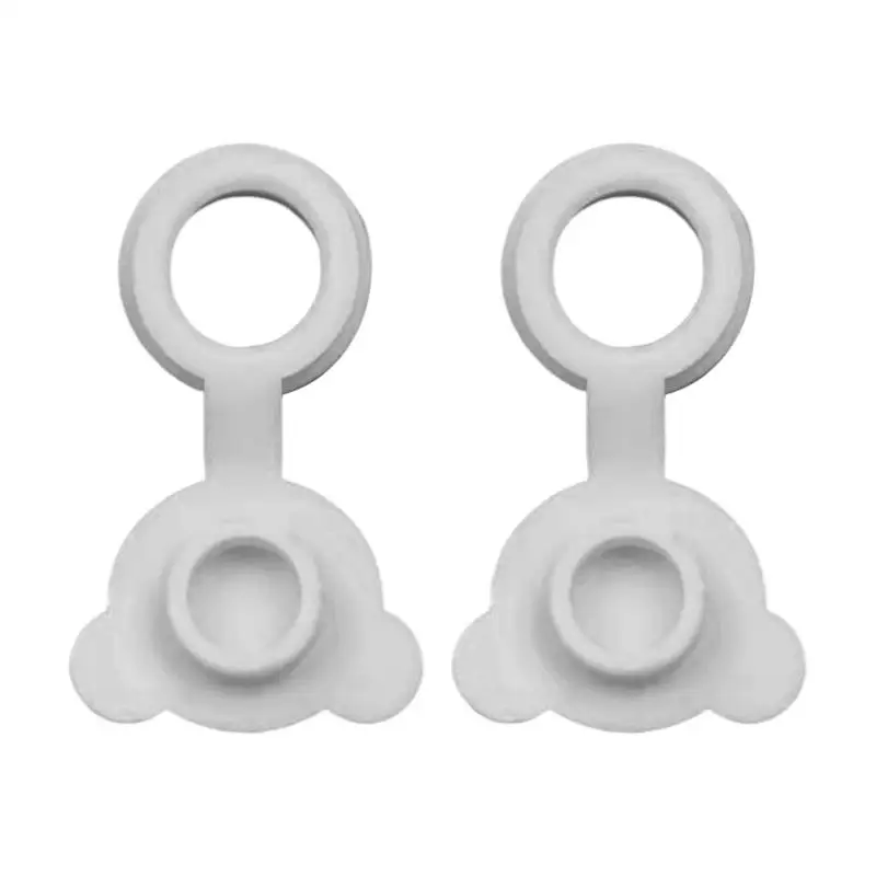3.5x4x1.5cm Tub Stopper 2pcs Universal Silicone Drain Plug Hair Stopper Bathtub Flat Suction Cover for Kitchen Bathroom