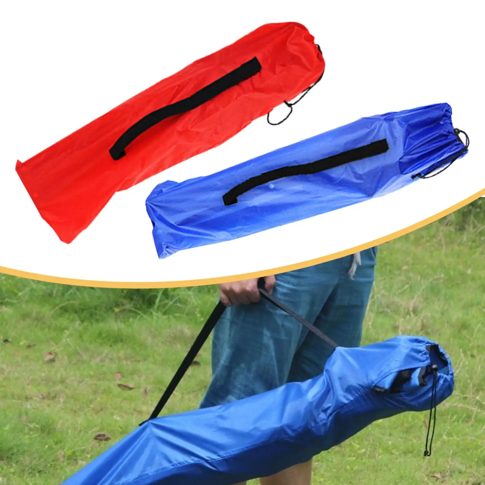 Outdoor Chair Carry Storage Pouch Large Capacity Travel Organizer Bag for Beach Camping Hiking Fishing Picnic Equipment