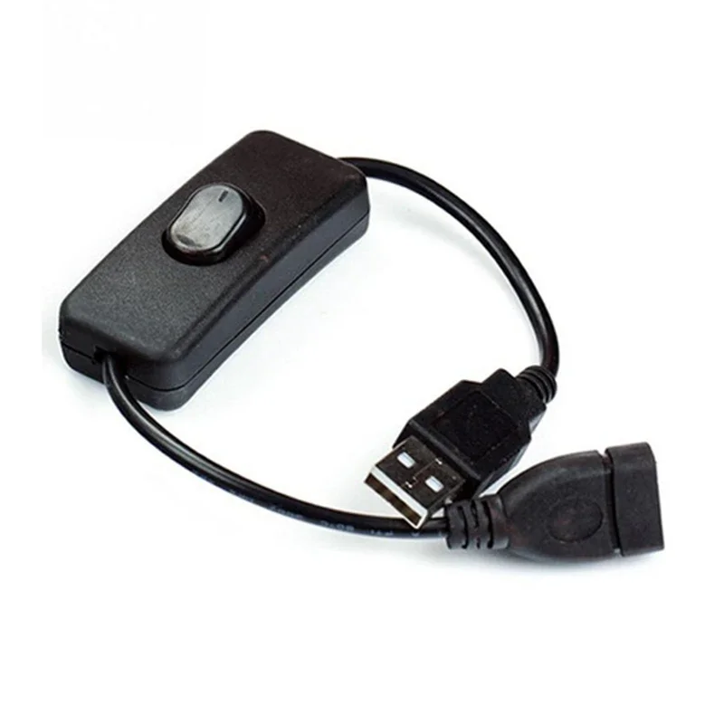 USB Cable with Switch /OFF Cable Extension Toggle for USB LED String Gadget Power Supply Device Tools Gadgets