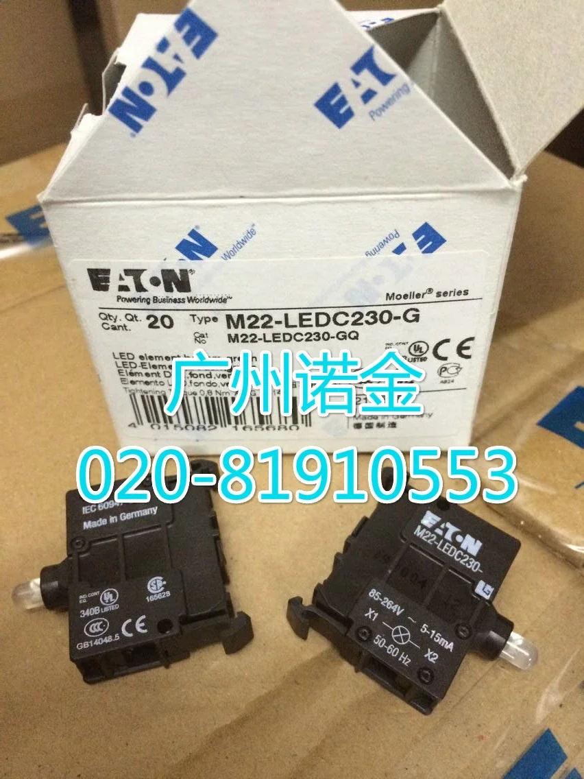 EATON M22-LEDC230-G 220V 100% новый