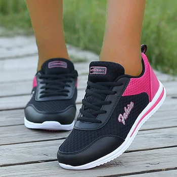 Women's Sneakers 2025 New Fashion Flat Women's Shoes Vulcanized Casual Sneaker Woman Lace Up Women Sneakers Tenis Feminino 1