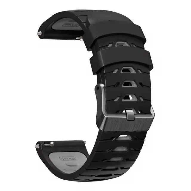 Silicone Sports Watchband - 22mm Strap