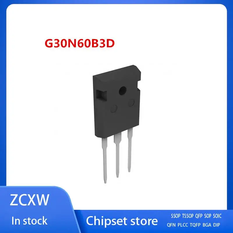 

10PCS/LOT HGTG30N60B3 G30N60B3 HGTG30N60B3D G30N60B3D TO-247 30A 600V