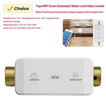 Tuya Automatic Water Level Valve WIFI Smart Control Water Flow/Pressure/Temperature/Leakage Supports Alexa Google Home 1