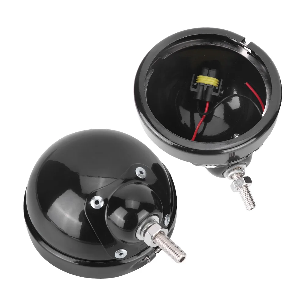 

2pcs 4.5 Inches Motorcycle Fog Light Housing Aluminum Alloy Fog Lamp Shell