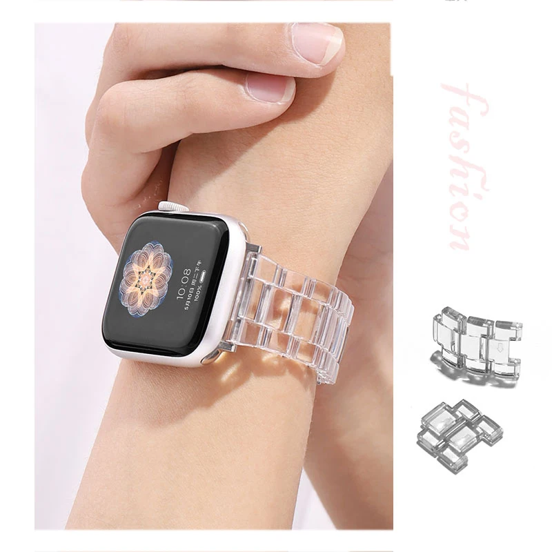 Resin Watchband Apple Watch  Apple Watch Resin Chain Strap