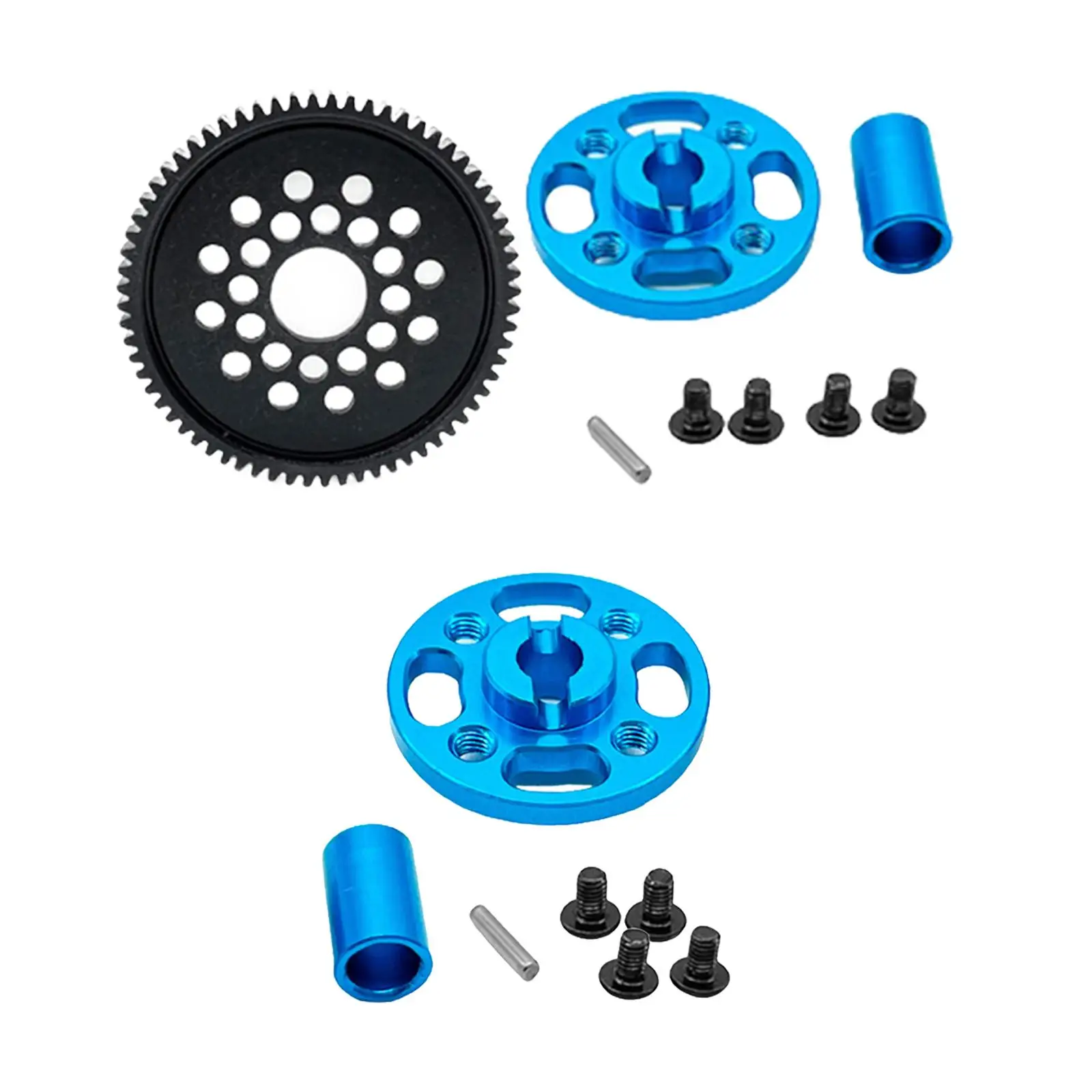 1/10 RC High Speed Gear Set Upgrade Parts 54500 Aluminum Kit Metal RC