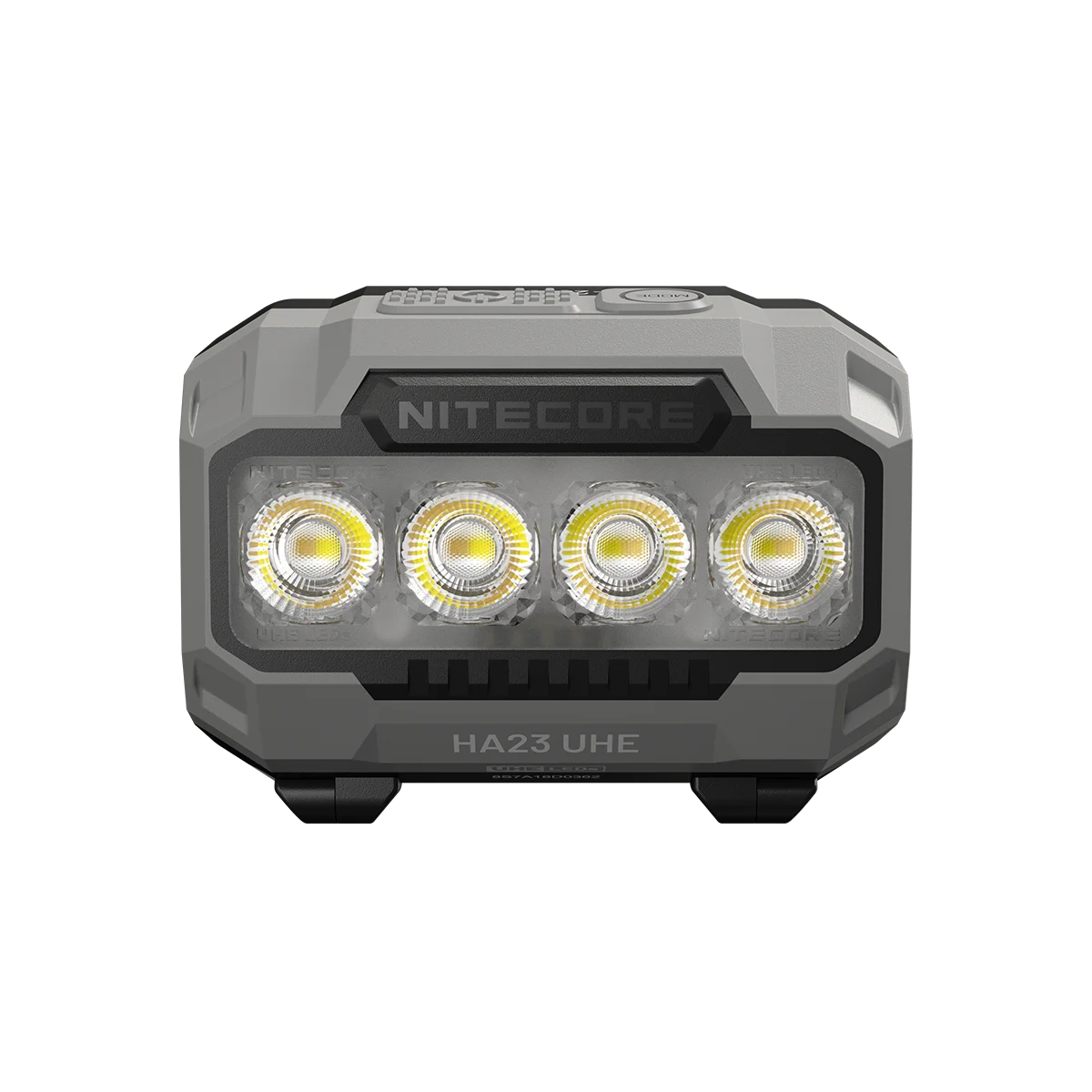 NITECORE HA23 UHE Lightweight AAA Headlamp 3 Color Temperatures 600 Lumens Headlight IP68 for Night Run Camping Fishing Trekking