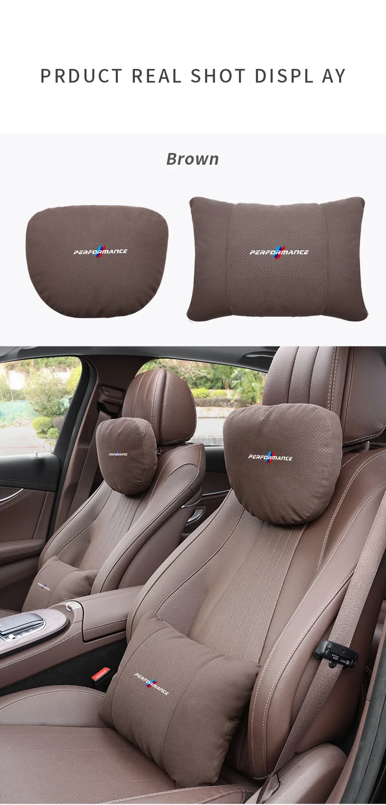 車のヘッドレスト,腰部クッション,bmw m,x1,x2,x3,x5,x6,x7,f10
