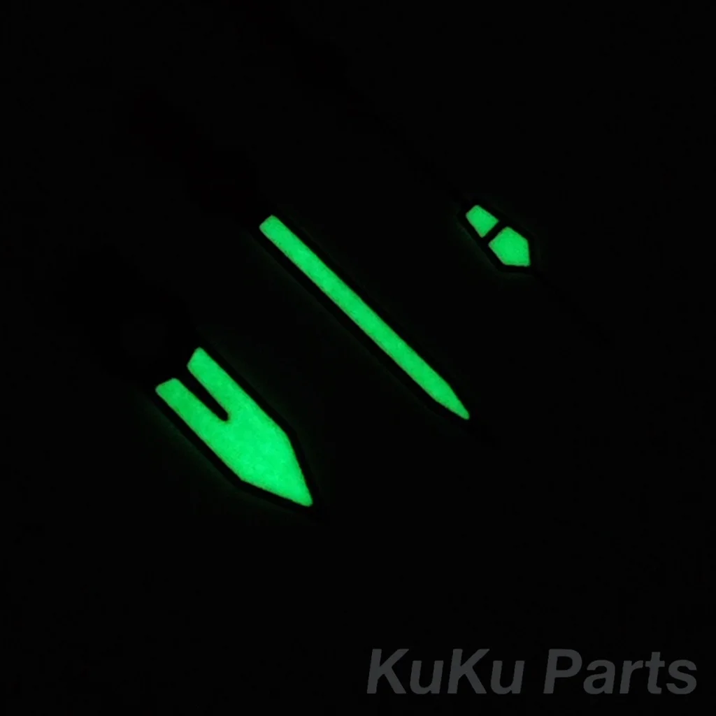 Super Luminous C3 Green Watch Hands with Precision Movement Compatibility