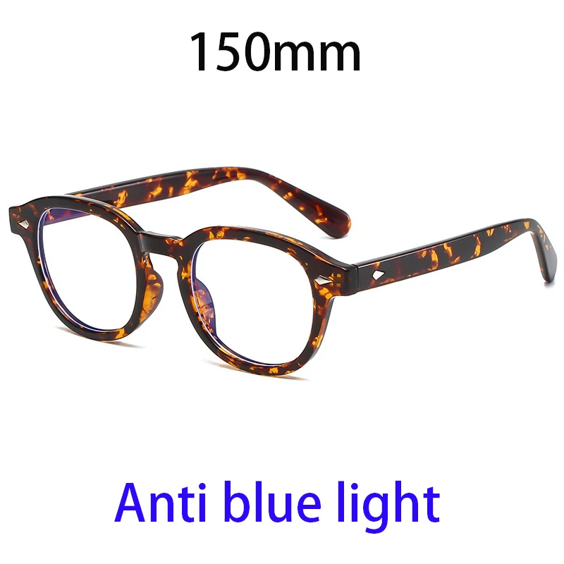 

Vazrobe 150mm Oversized Reading Glasses Male Women Eyeglasses Frame Men Anti Blue Light +150 200 250 Johnny Depp Black Tortoise