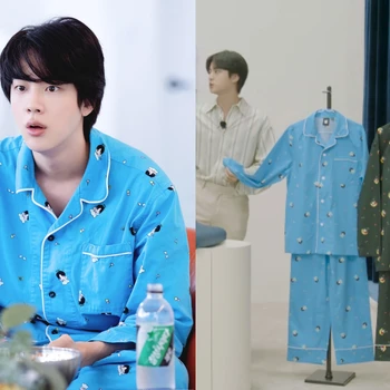 ARTIST-MADE COLLECTION BY jin PAJAMA set Kawaii Homewear Suit Female Spring Summer Korean Sleepwear Suits