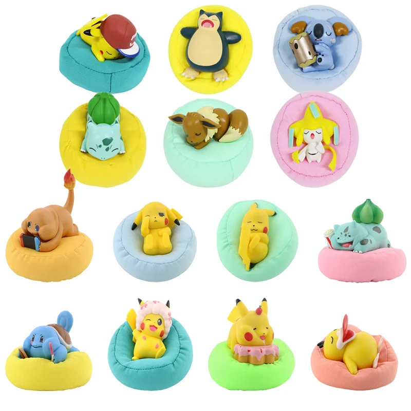 Ensemble de jouets figurines Pokemon pour enfants, Pikachu Cosplay,  Charmander, Bulbasaur, SLaura, figurine en PVC, poupées, cadeau de Noël et d'anniversaire  - AliExpress